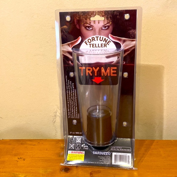 Barbuzzo Mystic Magic Ball Pint Glass Plastic 1 pk -Pack of 1 New in Package - Picture 3 of 8